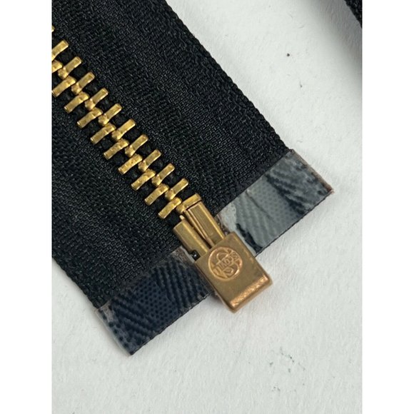 10x NOS Vintage Lot Scovill USA Metal Brass Zipper Pulls Zippers~21" Replacement - Picture 7 of 10